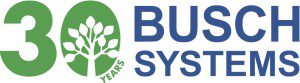 Busch Sytems 30 YEAR logo long